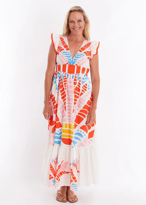Henning Dress -  Papyrus Punch